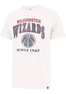 47 Washington Wizards White Span Out Franklin Short Sleeve Fashion T Shirt