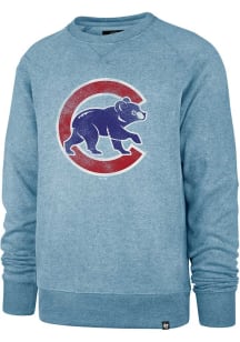 47 Chicago Cubs Mens Light Blue Match Long Sleeve Fashion Sweatshirt