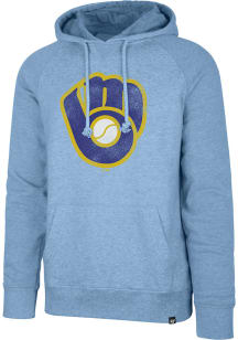 47 Milwaukee Brewers Mens Light Blue Raglan Match Fashion Hood