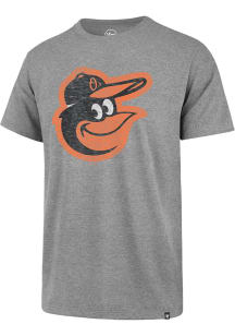 47 Baltimore Orioles Grey Premier Franklin Primary Logo Short Sleeve Fashion T Shirt