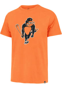 47 Baltimore Orioles Orange Imprint Franklin Coop Batting Bird Short Sleeve Fashion T Shirt