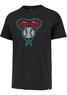 47 Arizona Diamondbacks Black Premier Franklin Snake Head Short Sleeve Fashion T Shirt