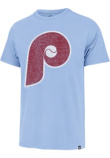 47 Philadelphia Phillies Light Blue Premier Franklin Coop P With Outline Short Sleeve Fashion T Sh..