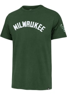 47 Milwaukee Bucks Green Franklin Fieldhouse Short Sleeve Fashion T Shirt