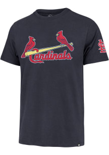 47 St Louis Cardinals Navy Blue Franklin Fieldhouse Birds on Bat Short Sleeve Fashion T Shirt