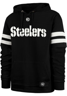 47 Pittsburgh Steelers Mens Black Cornerback Lacer Fashion Hood