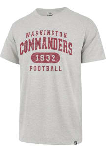 47 Washington Commanders Grey Model Arch Franklin Short Sleeve Fashion T Shirt