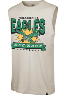 47 Philadelphia Eagles Mens White Retro Twelve Six Short Sleeve Tank Top
