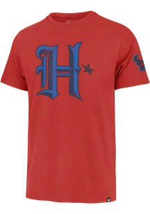 47 Houston Texans Red Premier Two Peat Franklin Short Sleeve Fashion T Shirt