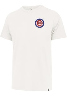 47 Chicago Cubs White Tide Sweep Backer Franklin Short Sleeve Fashion T Shirt