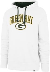 47 Green Bay Packers Mens White Arch Gamebreak Fashion Hood
