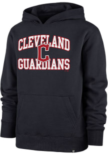 47 Cleveland Guardians Youth Navy Blue Velocity Long Sleeve Hoodie