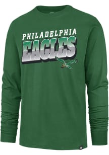 47 Philadelphia Eagles Kelly Green Retro Polished Franklin Long Sleeve Fashion T Shirt