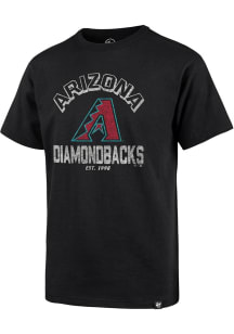 47 Arizona Diamondbacks Youth Black Retrograde Short Sleeve T-Shirt