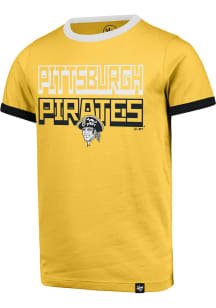 47 Pittsburgh Pirates Youth Gold Jump Up Short Sleeve Fashion T-Shirt
