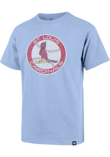 47 St Louis Cardinals Youth Light Blue Grit Vintage Short Sleeve T-Shirt