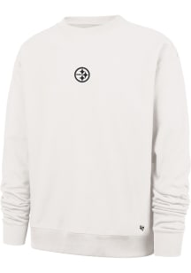 47 Pittsburgh Steelers Mens White Offside Foundation Long Sleeve Fashion Sweatshirt