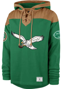 47 Philadelphia Eagles Mens Kelly Green Flannagan Wingback Retro Fashion Hood