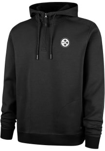 47 Pittsburgh Steelers Mens Black Imprint Forward Fleece Hood