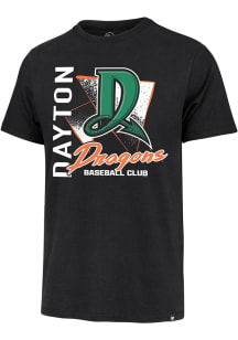 47 Dayton Dragons Black Side Arm Franklin Short Sleeve Fashion T Shirt