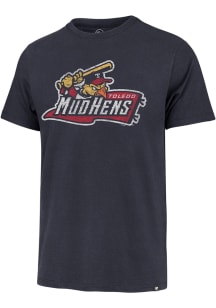 47 Toledo Mud Hens Navy Blue Premier Franklin Short Sleeve Fashion T Shirt
