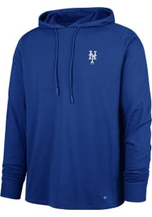47 New York Mets Mens Blue Imprint LC Forward Long Sleeve Lightweight Hoodie
