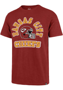 47 Kansas City Chiefs Charcoal Comeback Scrum Short Sleeve Fashion T Shirt