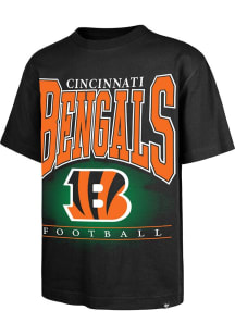 47 Cincinnati Bengals Black Hot Corner Foundation Short Sleeve Fashion T Shirt