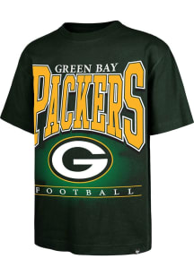47 Green Bay Packers Green Hot Corner Foundation Short Sleeve Fashion T Shirt
