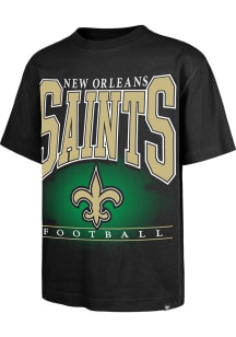 47 New Orleans Saints Black Hot Corner Foundation Short Sleeve Fashion T Shirt