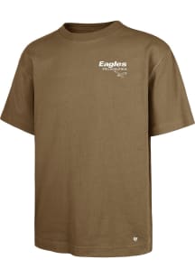 47 Philadelphia Eagles Tan Throwback Lateral Foundation Short Sleeve Fashion T Shirt