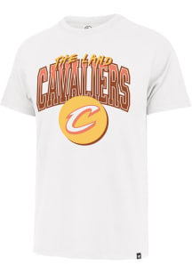 47 Cleveland Cavaliers White City Edition Swish Fade Franklin Short Sleeve Fashion T Shirt