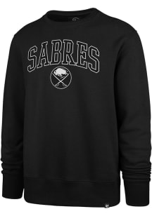 47 Buffalo Sabres Mens Black Retro Arch Gamebreak Long Sleeve Fashion Sweatshirt