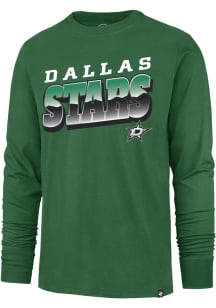 47 Dallas Stars Kelly Green Polished Franklin Long Sleeve Fashion T Shirt