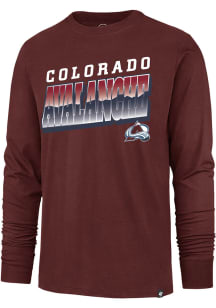 47 Colorado Avalanche Maroon Polished Franklin Long Sleeve Fashion T Shirt