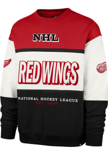 47 Detroit Red Wings Mens Black Breeze by Maxima Long Sleeve Fashion Sweatshirt