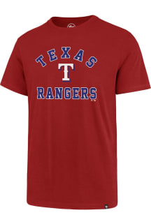 47 Texas Rangers Red Super Rival Texas Short Sleeve T Shirt
