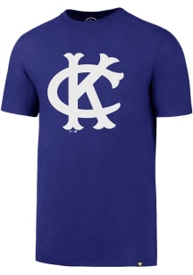 47 Kansas City Athletics Blue Retro Super Rival Short Sleeve T Shirt