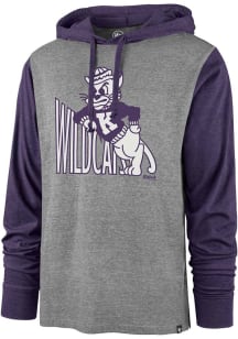 47 K-State Wildcats Mens Grey Imprint Callback Fashion Hood