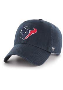 47 Houston Texans Clean Up Design Adjustable Hat - Navy Blue
