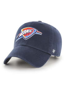 47 Oklahoma City Thunder Clean Up Adjustable Hat - Navy Blue