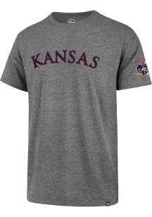 47 Kansas Jayhawks Grey Franklin Fieldhouse Short Sleeve Fashion T Shirt