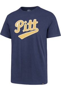 47 Pitt Panthers Blue Franklin Fieldhouse Short Sleeve Fashion T Shirt