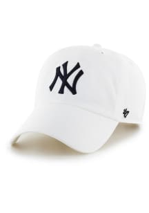 47 New York Yankees Clean Up Design Adjustable Hat - White