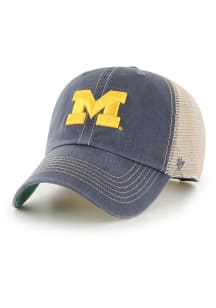 47 Michigan Wolverines Trawler Adjustable Hat - Blue