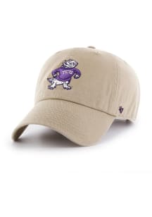 47 TCU Horned Frogs Retro Clean Up Adjustable Hat - Khaki