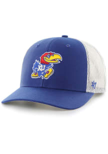 47 Kansas Jayhawks Trucker Adjustable Hat - Blue