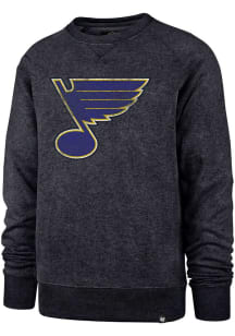47 St Louis Blues Mens Navy Blue Match Long Sleeve Fashion Sweatshirt
