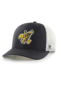 47 Iowa Hawkeyes Vintage Trucker Adjustable Hat - Black