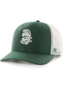47 Michigan State Spartans Vintage Trucker Adjustable Hat - Green